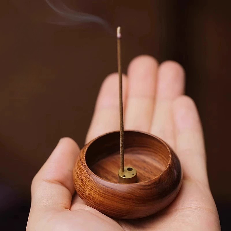 Wooden Bowl Type Mini Incense  - Home Fragrance Plug In review and price