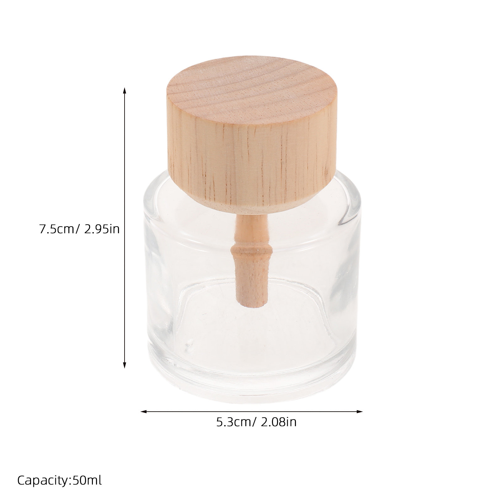 2Pcs Clear Glass Reed Diffuser - Home Fragrance And Diffuser review and price