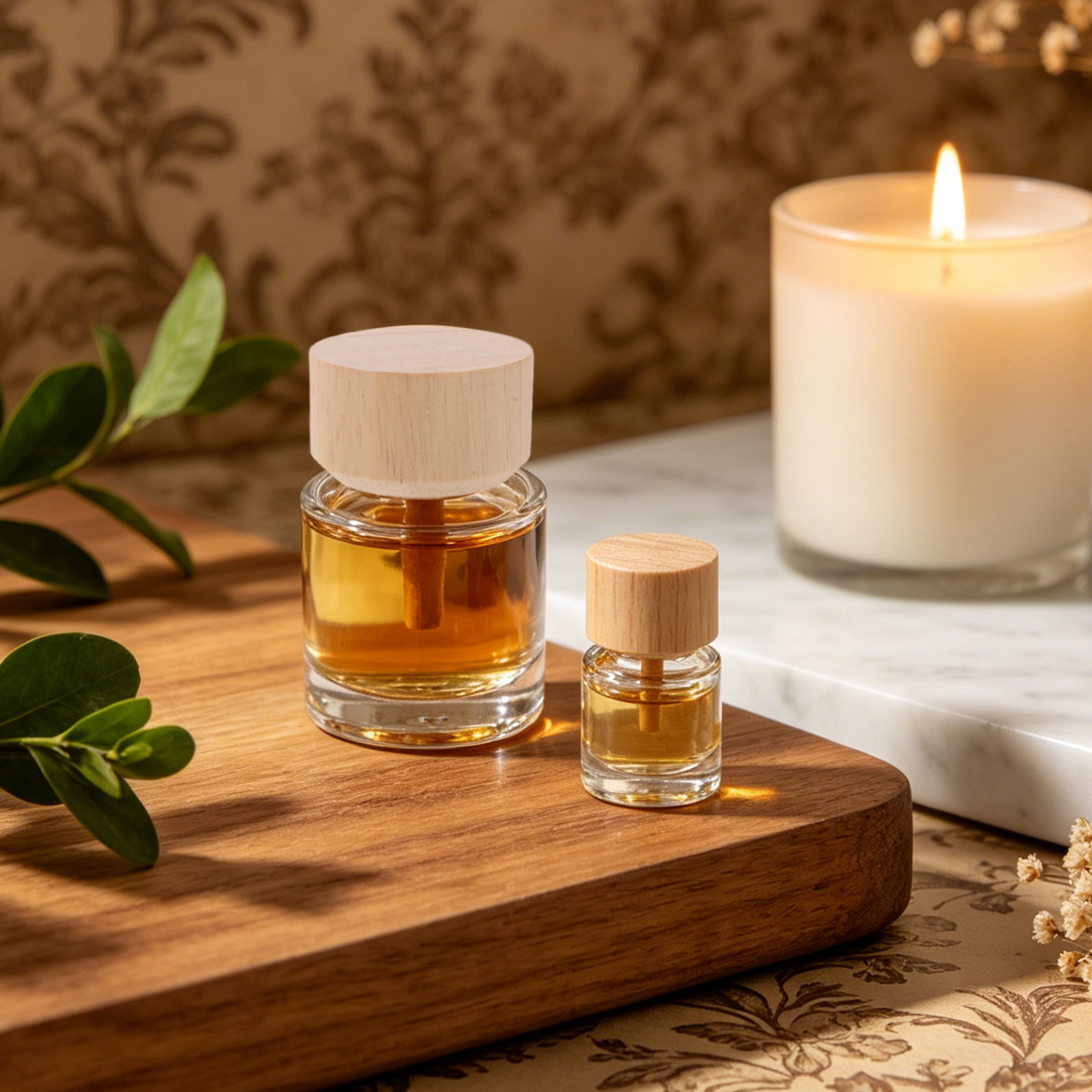 2Pcs Clear Glass Reed Diffuser - Home Fragrance And Diffuser review and price